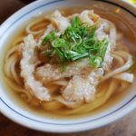 かろのうどん 「ごぼう天うどん」