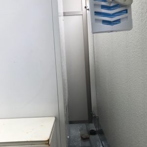 蜂の巣を取り除いた後